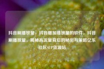 抖音刷播放量，抖音增加播放量的软件，抖音刷播放量，揭秘高流量背后的秘密与策略亿乐社区SUP货源站